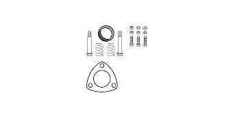 HJS 82141807 - Монтажный комплект, катализатор