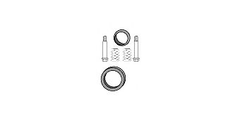 HJS 82141826 -  Монтажный комплект, катализатор