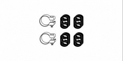 HJS 82142751 - Монтажный комплект, система выпуска
