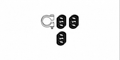 HJS 82149033 -  Монтажный комплект, система выпуска