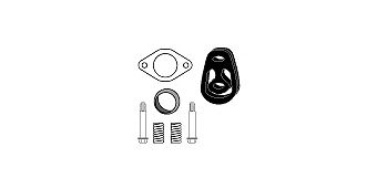 HJS 82156525 -  Монтажный комплект, катализатор