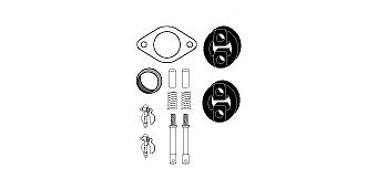 HJS 82156530 -  Монтажный комплект, катализатор