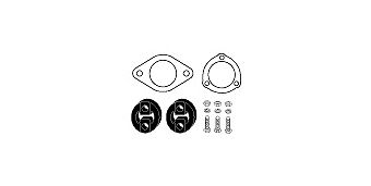 HJS 82156552 -  Монтажный комплект, катализатор