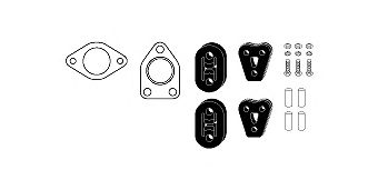 HJS 82457830 -  Монтажный комплект, система выпуска