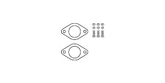 HJS 82457862 -  Монтажный комплект, катализатор
