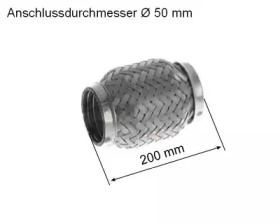 HJS 83008501 -  Гофрированная труба, выхлопная система