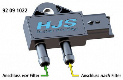HJS 92091022 -  Датчик, давление выхлопных газов
