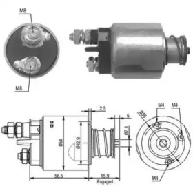 HOFFER 6646020 -  Тяговое реле, стартер
