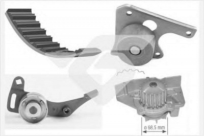 HUTCHINSON kh01wp12 -  Водяной насос + комплект зубчатого ремня