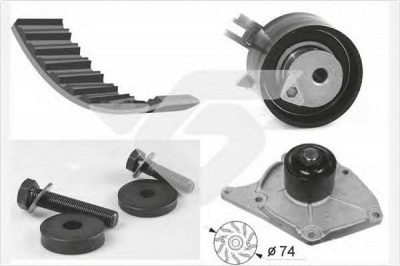 HUTCHINSON kh101wp63 -  Водяной насос + комплект зубчатого ремня