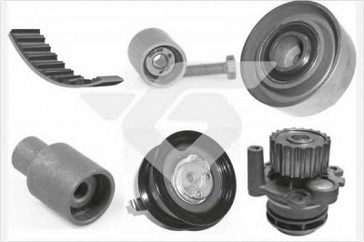HUTCHINSON kh160wp52 -  Водяной насос + комплект зубчатого ремня
