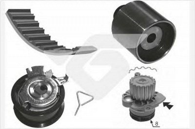 HUTCHINSON kh194wp56 -  Водяной насос + комплект зубчатого ремня