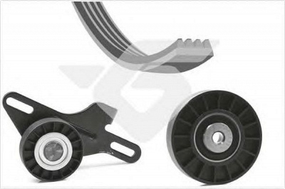 HUTCHINSON khv155 -  Поликлиновой ременный комплект