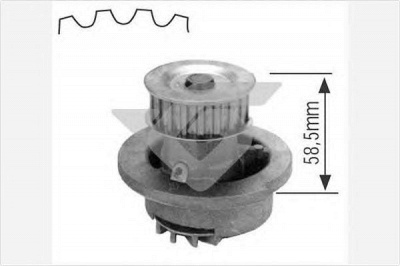 HUTCHINSON wp0002v -  Водяной насос