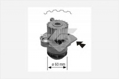 HUTCHINSON wp0058v -  Водяной насос