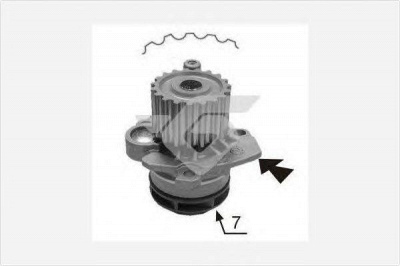 HUTCHINSON wp0067v -  Водяной насос