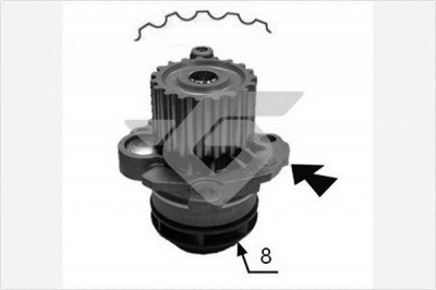 HUTCHINSON wp0079v -  Водяной насос