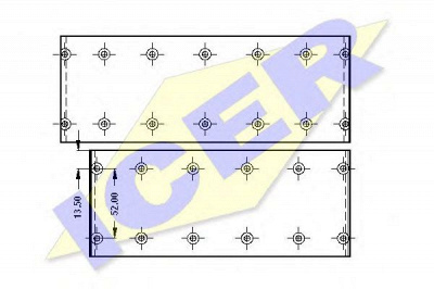 ICER 21574200 -  Комплект тормозных башмаков, барабанные тормоза