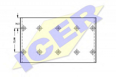 ICER 21740900 -  Комплект тормозных башмаков, барабанные тормоза