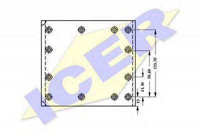 ICER 21938400 -  Комплект тормозных башмаков, барабанные тормоза