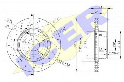 ICER 78bd30542 -  Тормозной диск