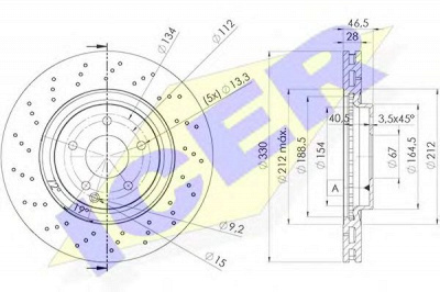 ICER 78bd64782 -  Тормозной диск