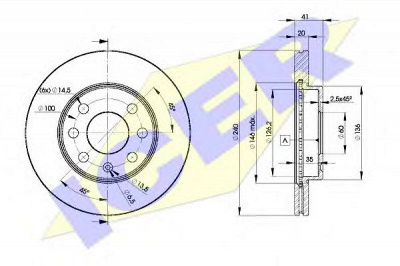 ICER 78bd90212 -  Тормозной диск