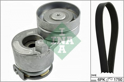 INA 529008810 -  Комплект роликов с поликлиновым ремнем