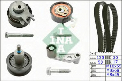 INA 530008910 -  Комплект ремня ГРМ