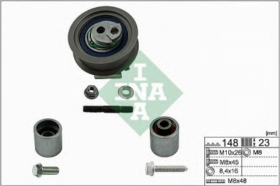 INA 530044509 -  Комплект роликов, зубчатый ремень