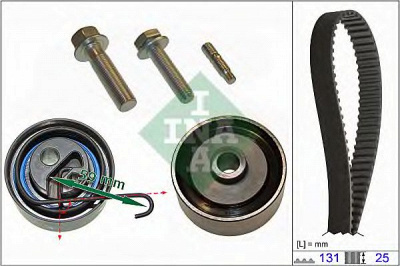INA 530049410 -  Комплект ремня ГРМ