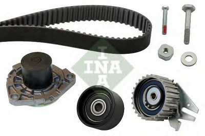 INA 530056230 -  Водяной насос + комплект зубчатого ремня