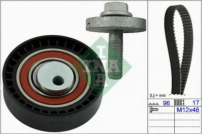 INA 530060410 -  Комплект ремня ГРМ