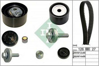 INA 530063810 -  КОМПЛЕКТ РОЛИКОВ ДВС INA