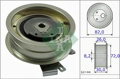 INA 531020320 -  Натяжной ролик, ремень ГРМ