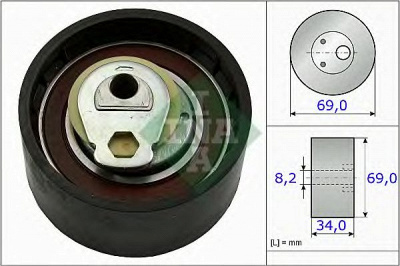 INA 531050510 -  Натяжной ролик, ремень ГРМ