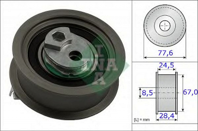 INA 531085110 -  Натяжной ролик, ремень ГРМ