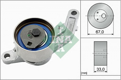INA 531086910 -  РОЛИК РЕМНЯ ГРМ CHRYSLER PT CRUISER/VOYAGER 2.4 95