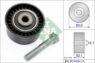 INA 532002010 -  Паразитный / Ведущий ролик, зубчатый ремень
