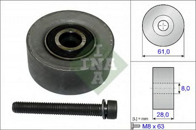 INA 532047210 -  Паразитный / Ведущий ролик, зубчатый ремень