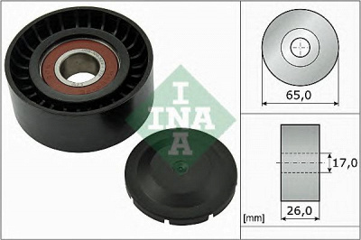 INA 532055710 -  Паразитный / ведущий ролик, поликлиновой ремень
