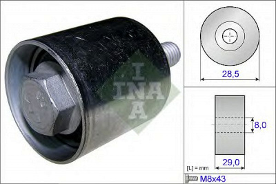 INA 532066110 -  Паразитный / Ведущий ролик, зубчатый ремень