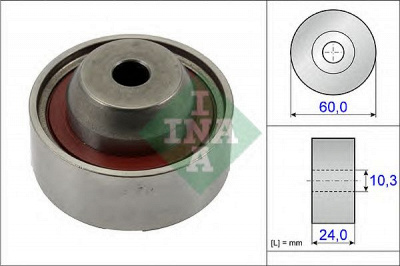 INA 532067410 -  Паразитный / Ведущий ролик, зубчатый ремень