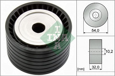 INA 532077410 -  Паразитный / Ведущий ролик, зубчатый ремень
