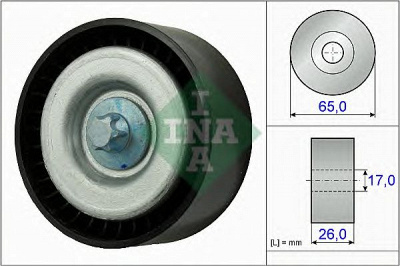 INA 532077710 -  Паразитный / ведущий ролик, поликлиновой ремень