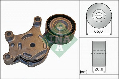 INA 534007520 -  Натяжная планка, поликлиновой ремень
