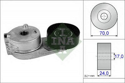 INA 534021710 -  Натяжная планка, поликлиновой ремень