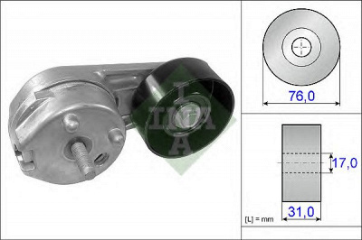 INA 534022510 -  Натяжная планка, поликлиновой ремень