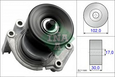 INA 534035010 -  Натяжная планка, поликлиновой ремень