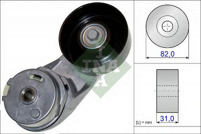 INA 534037210 -  Натяжная планка, поликлиновой ремень